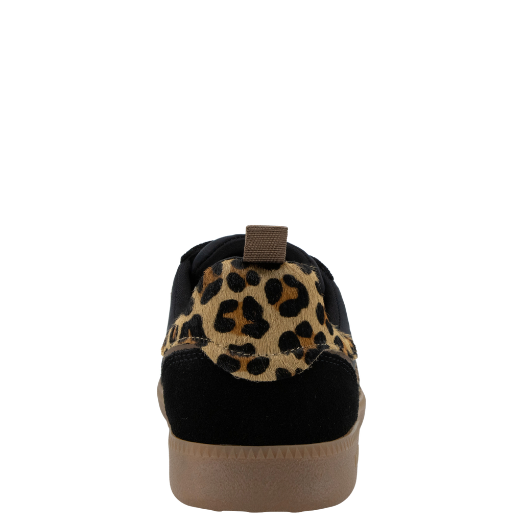 GHOST N in BLACK LEOPARD Sneakers