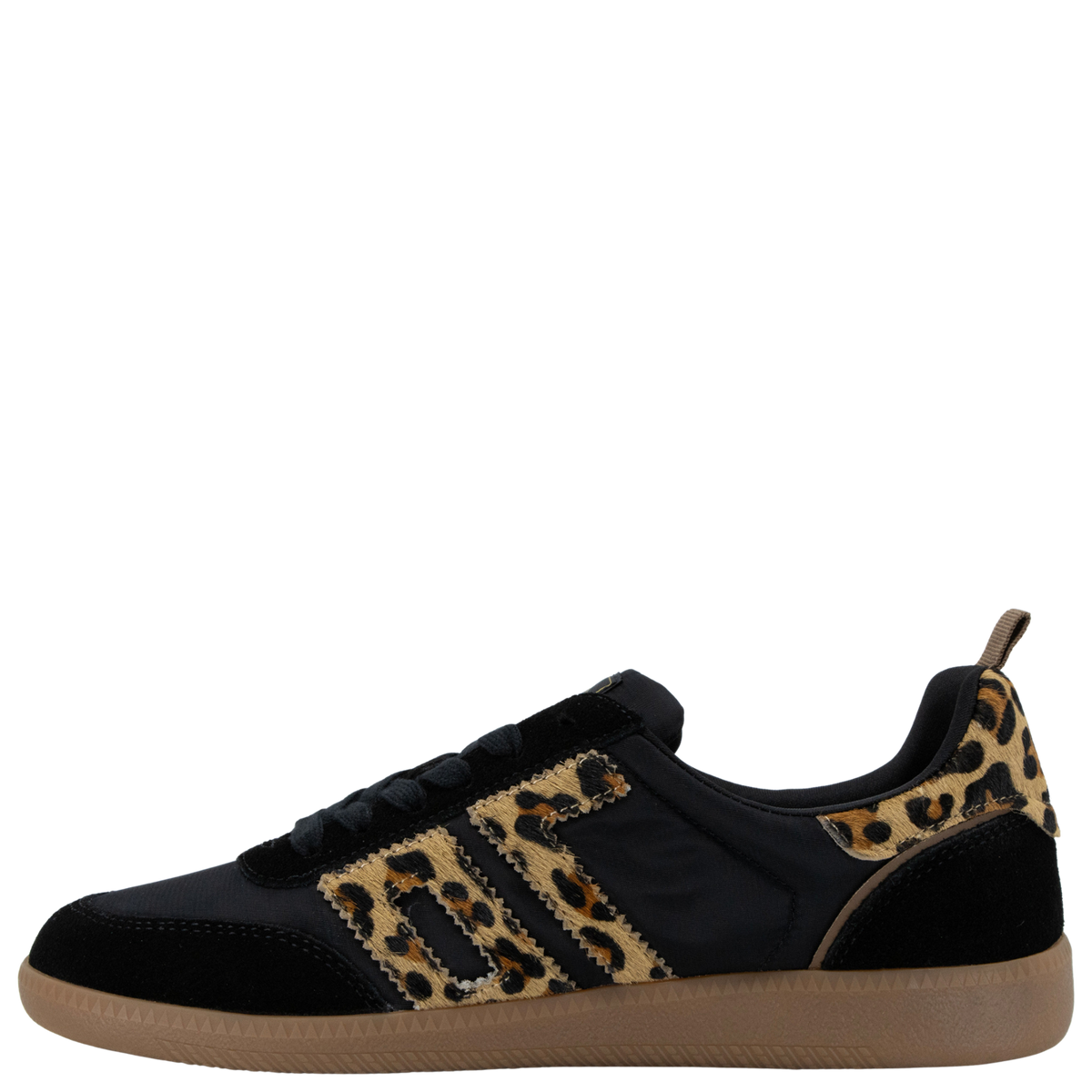 GHOST N in BLACK LEOPARD Sneakers