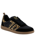GHOST N in BLACK LEOPARD Sneakers