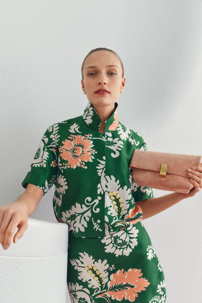 Oroton Cabana Floral Shirt