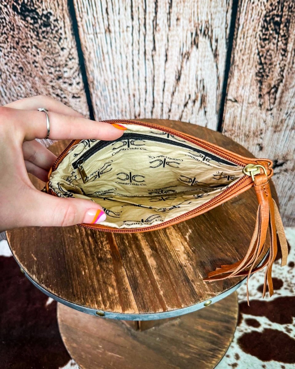 Honey Creek Checkered Pouch by Countryside Co.