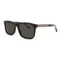 Gucci Sunglasses Square Full Rim, Black Frame And Grey Lens Gg0381Sn007