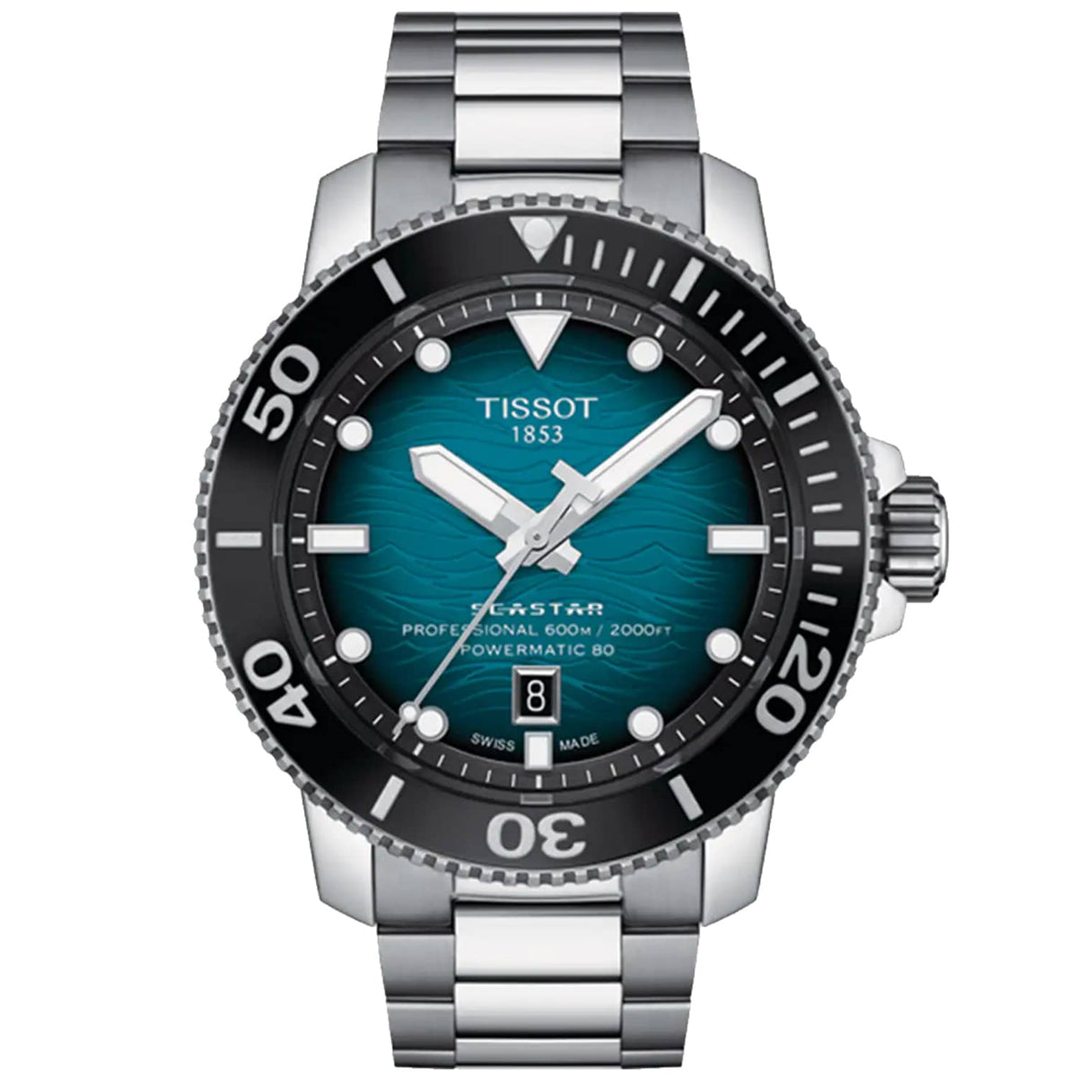 Tissot Men's Seastar 1000 Black Dial Watch