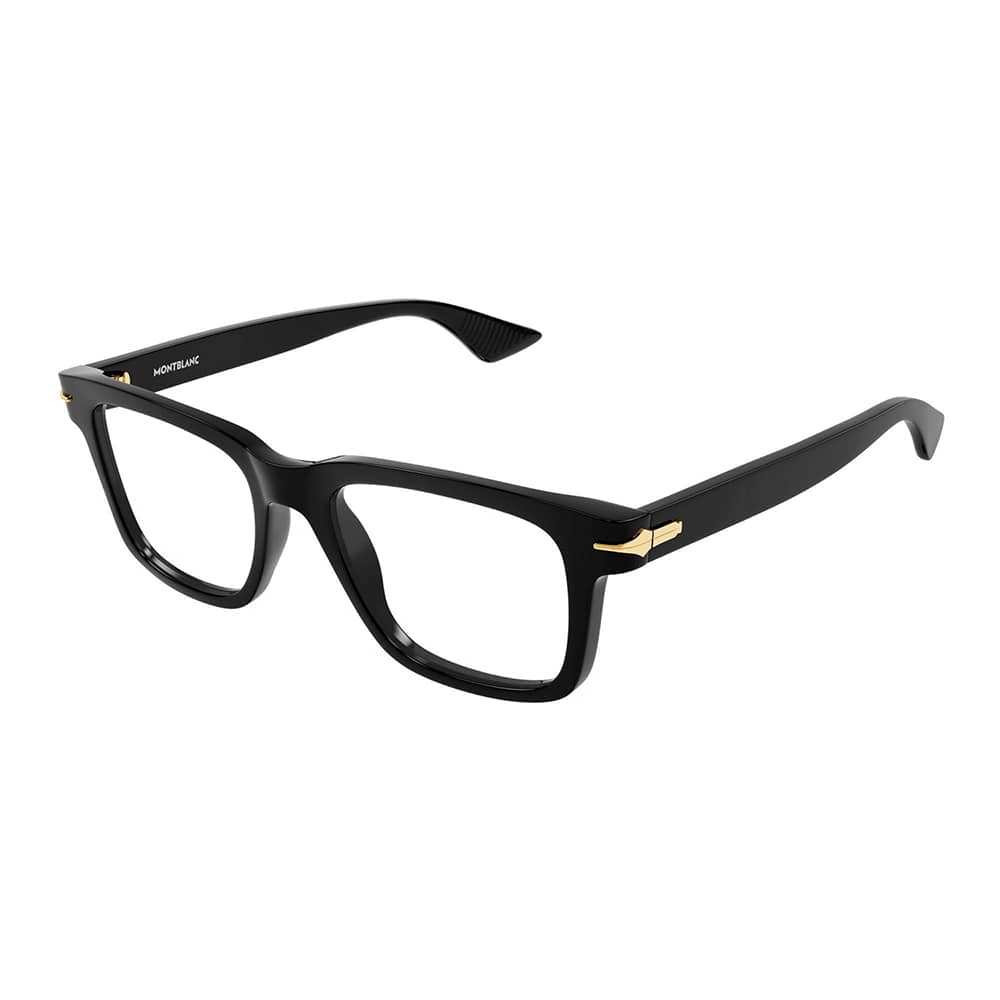 MontBlanc  MB 0266O 001 52mm Unisex Rectangle Eyeglasses 52mm