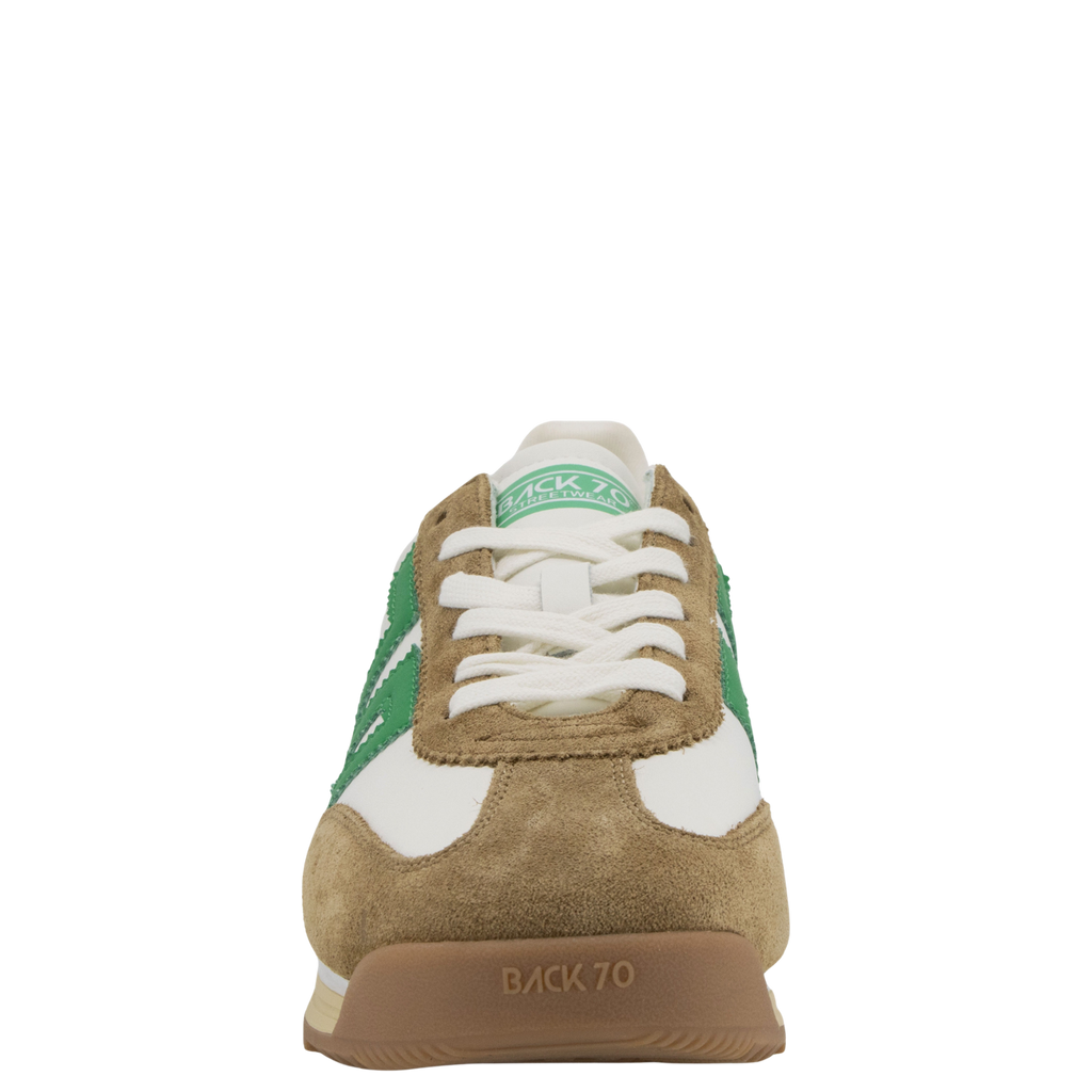 JOGGER M in WHITE CAMEL GREEN Sneakers