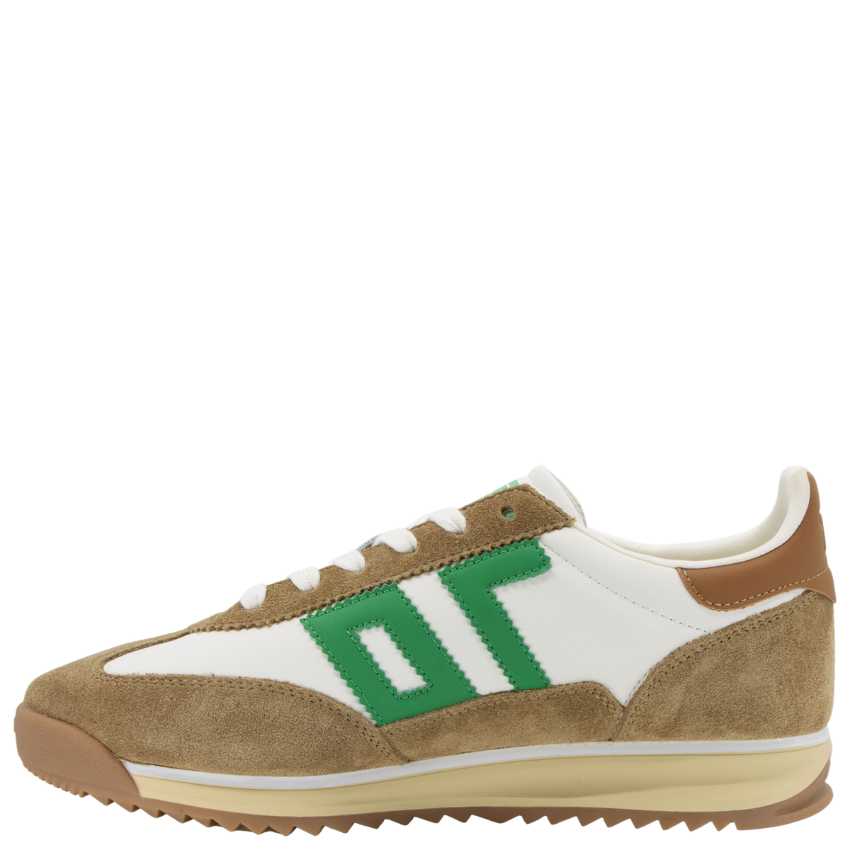 JOGGER M in WHITE CAMEL GREEN Sneakers