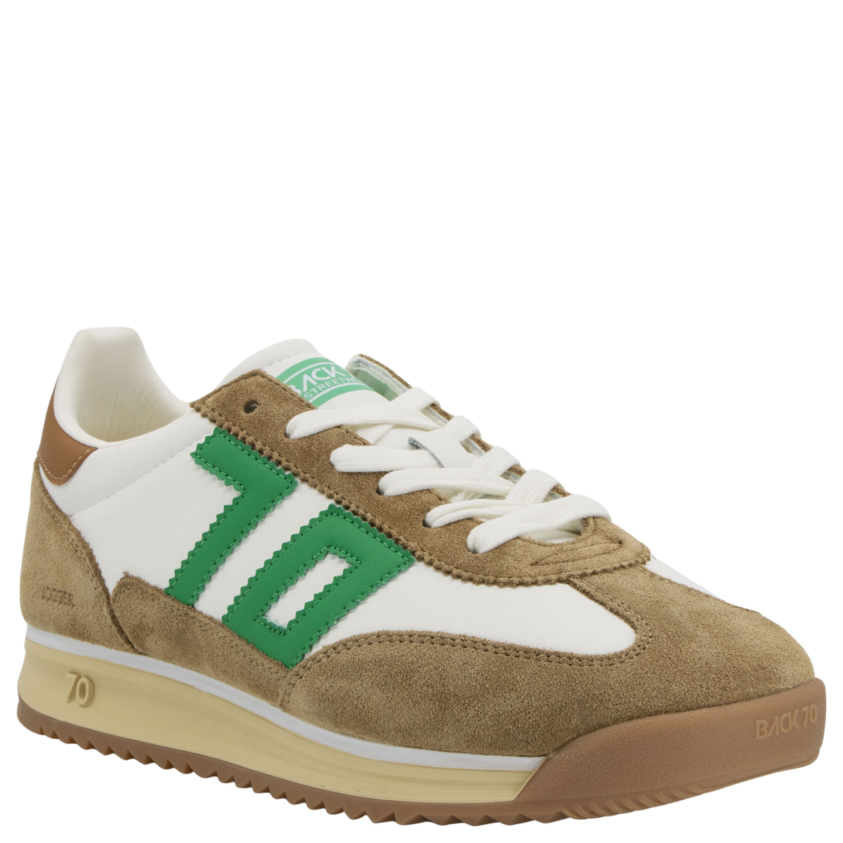 JOGGER M in WHITE CAMEL GREEN Sneakers