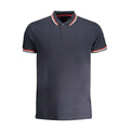 Cavalli Class Navy Cotton Men Polo Men's Shirt