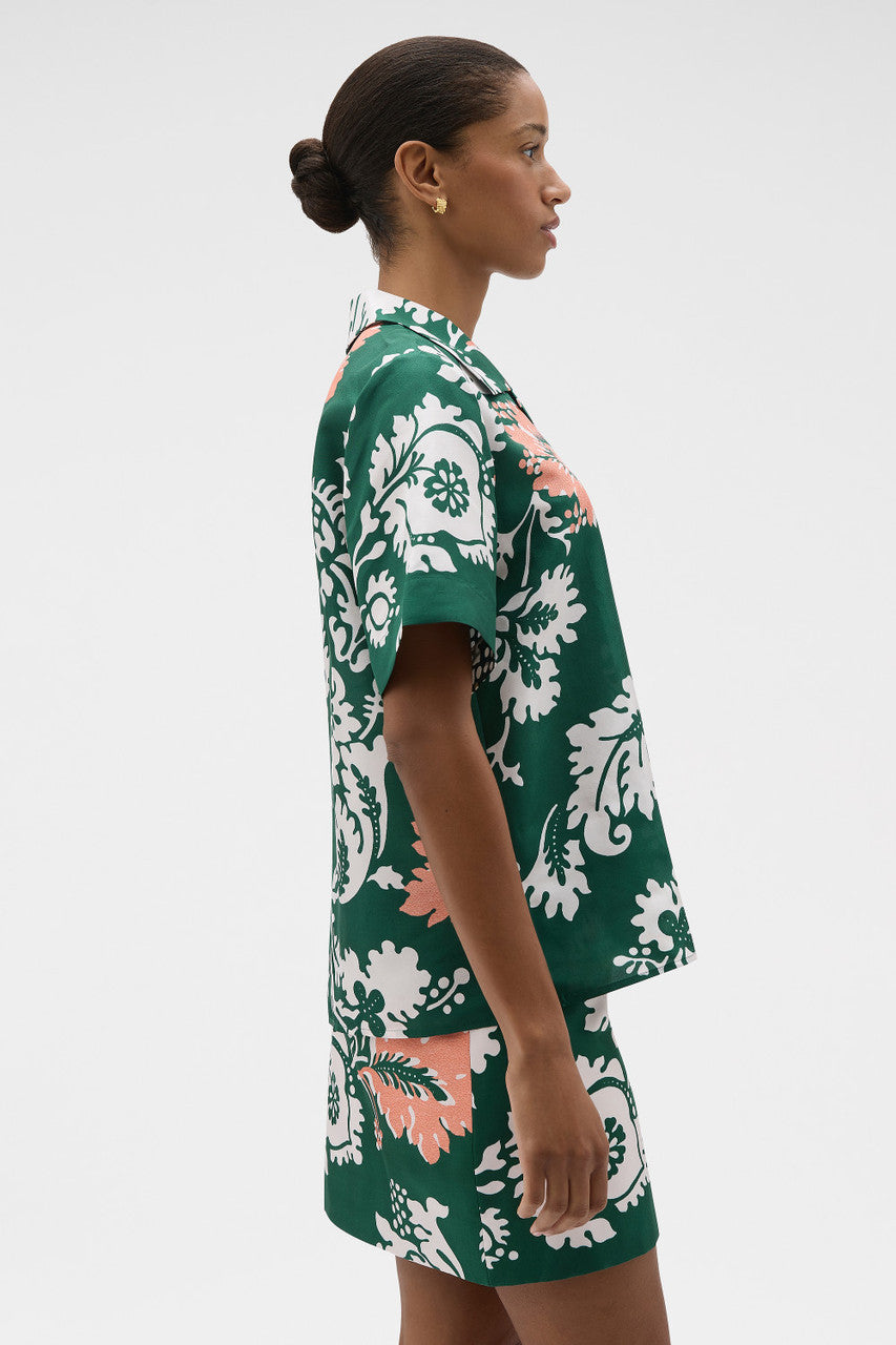 Oroton Cabana Floral Shirt