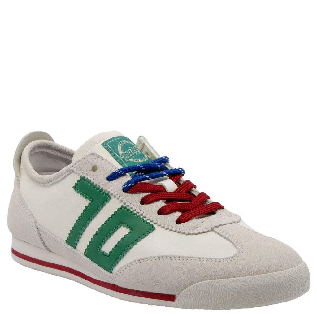 LEON in WHITE GREEN Sneakers