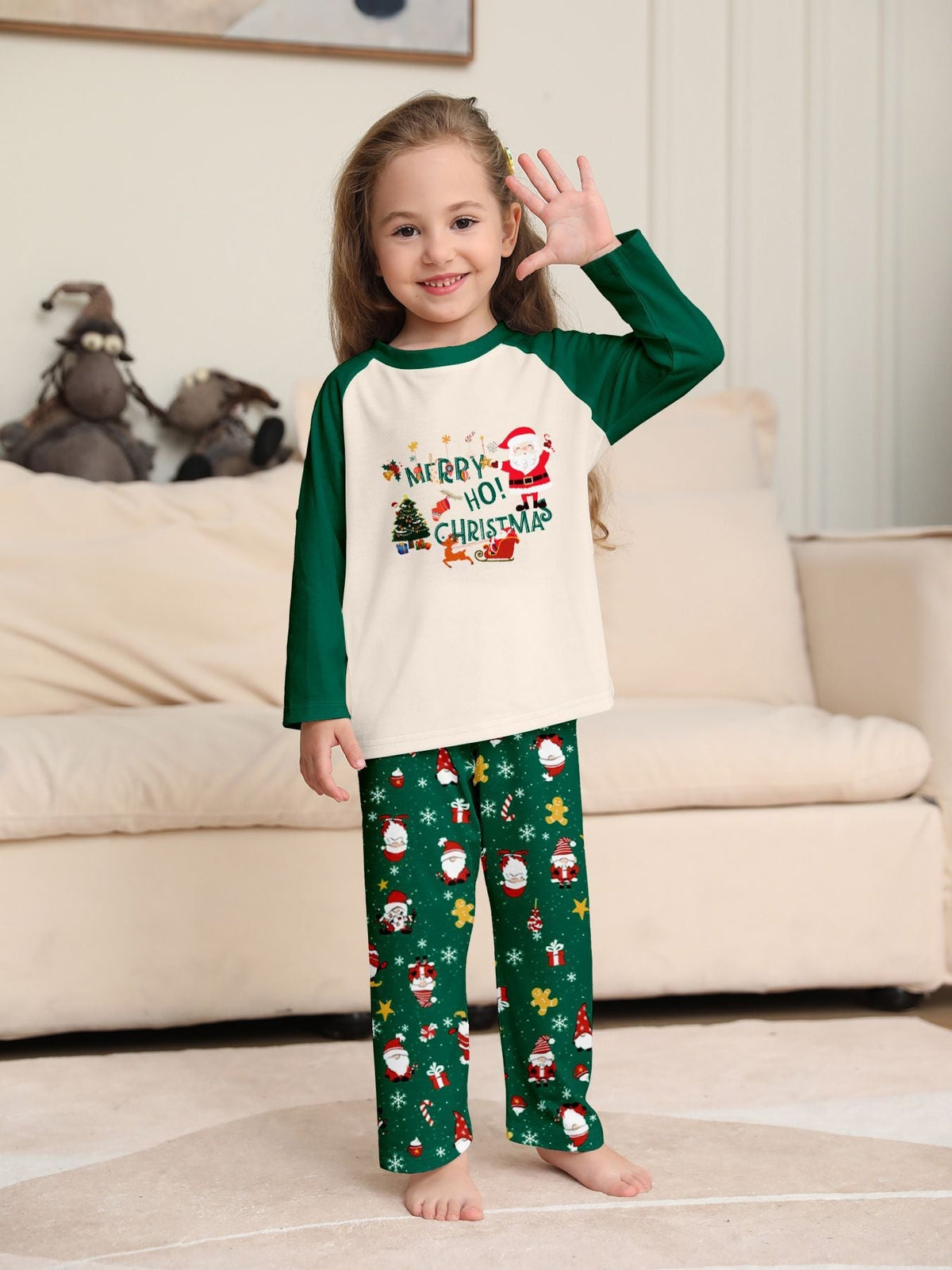 Green Holiday Matching Family Christmas Pajamas | Adults, Kids & Dog Pajamas