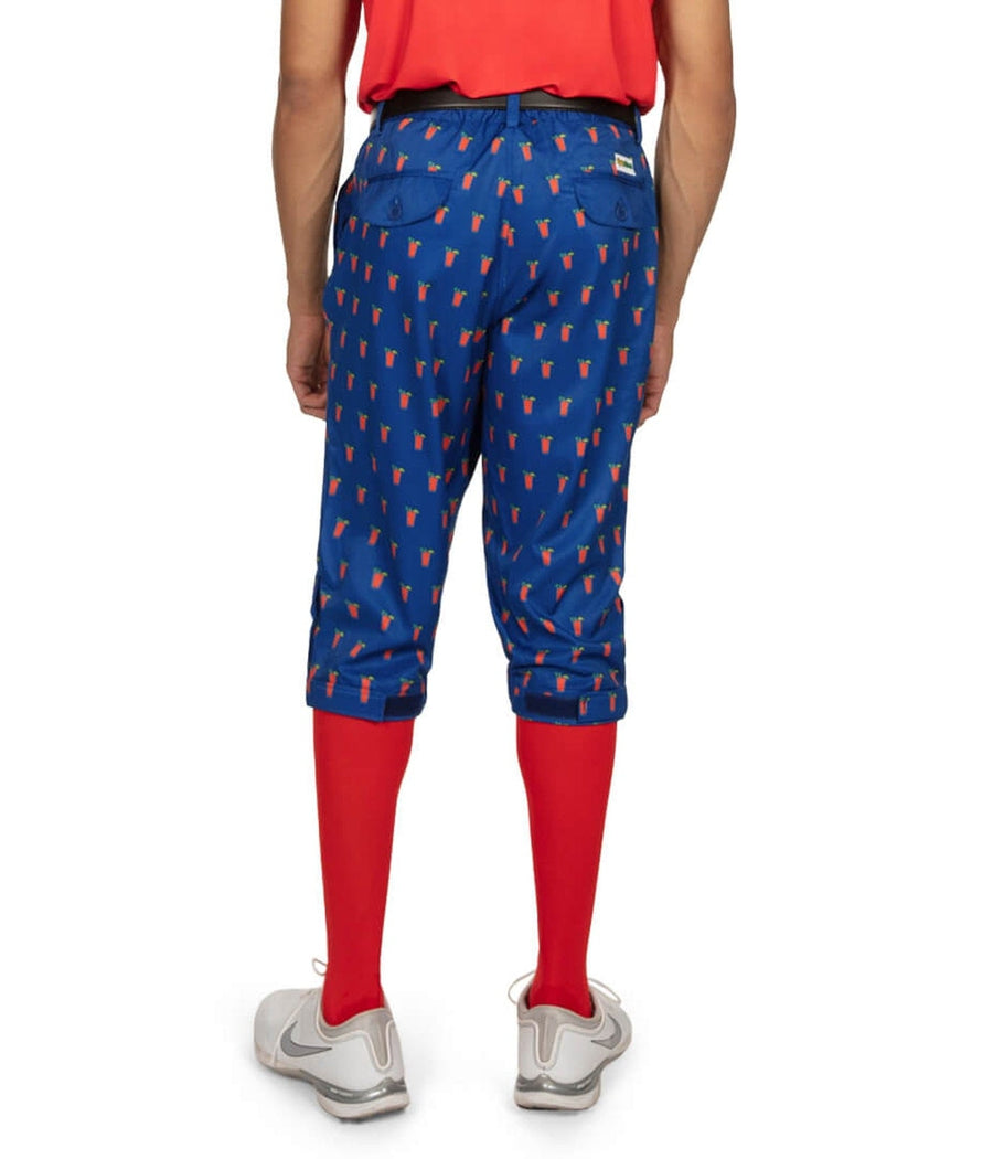 Men's Bloody Mary Golf Knickers with Red Golf Socks