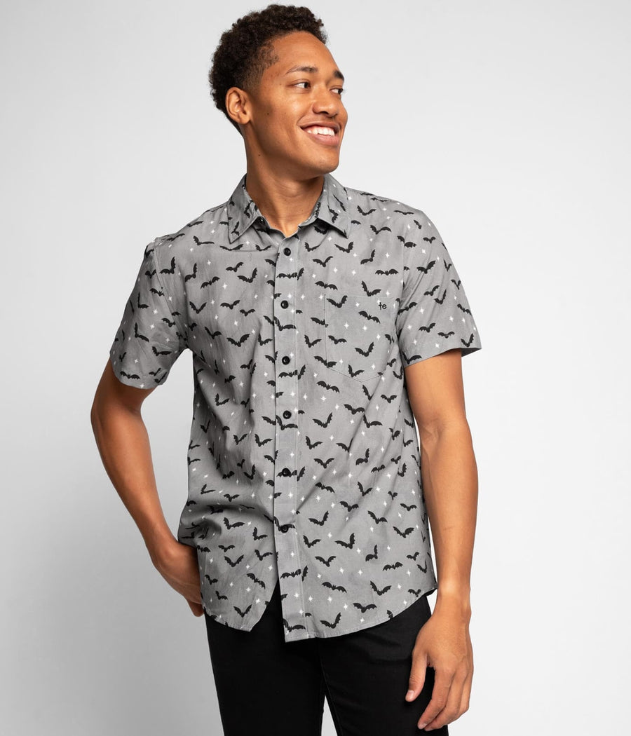 Men's Bats Button Down Shirt