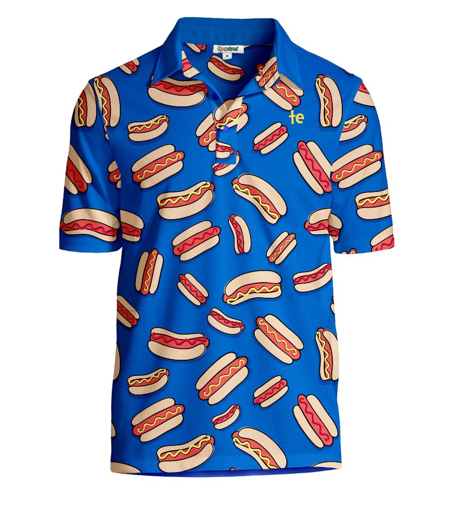 Men's Hot Dog Polo Shirt