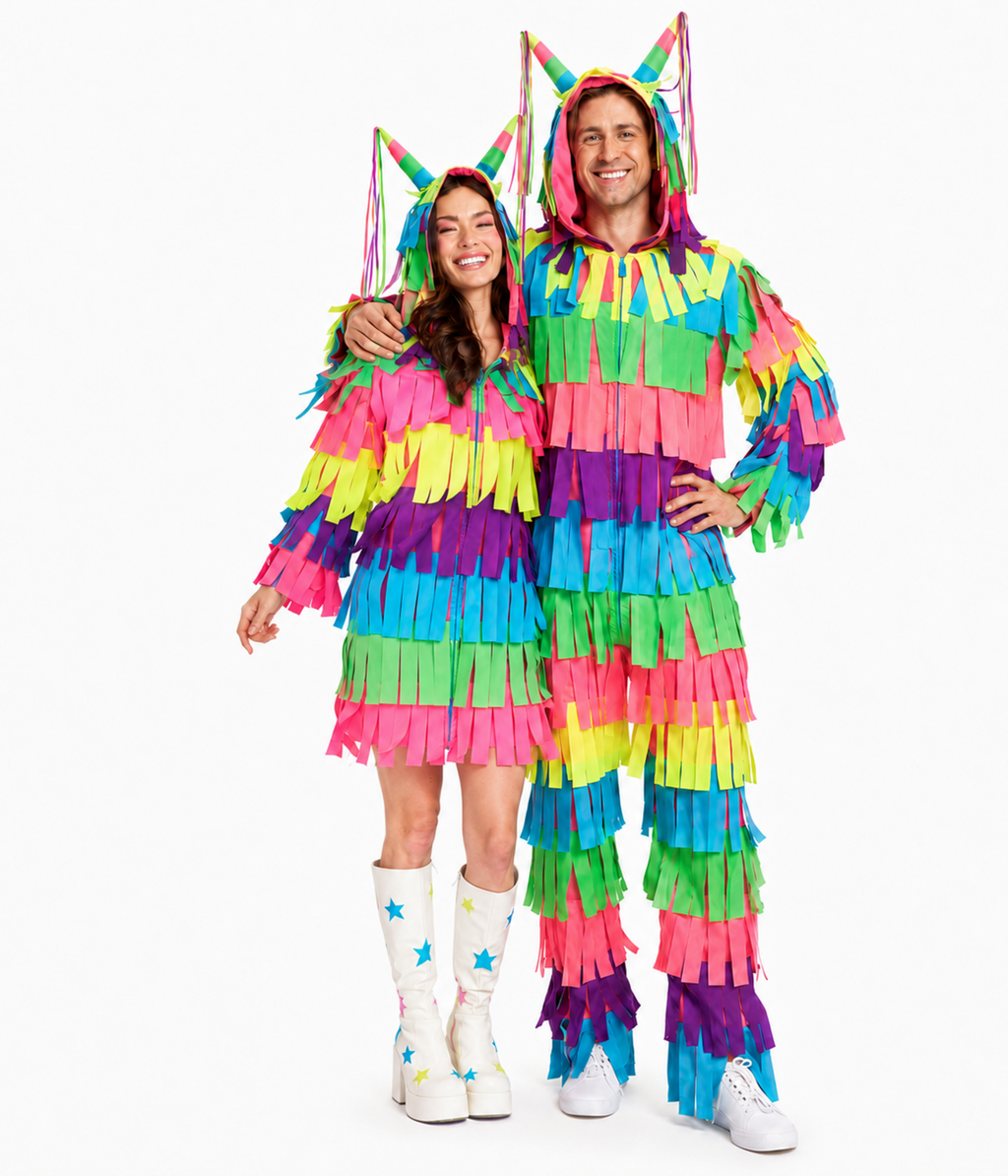Matching Piñata Couples Costumes