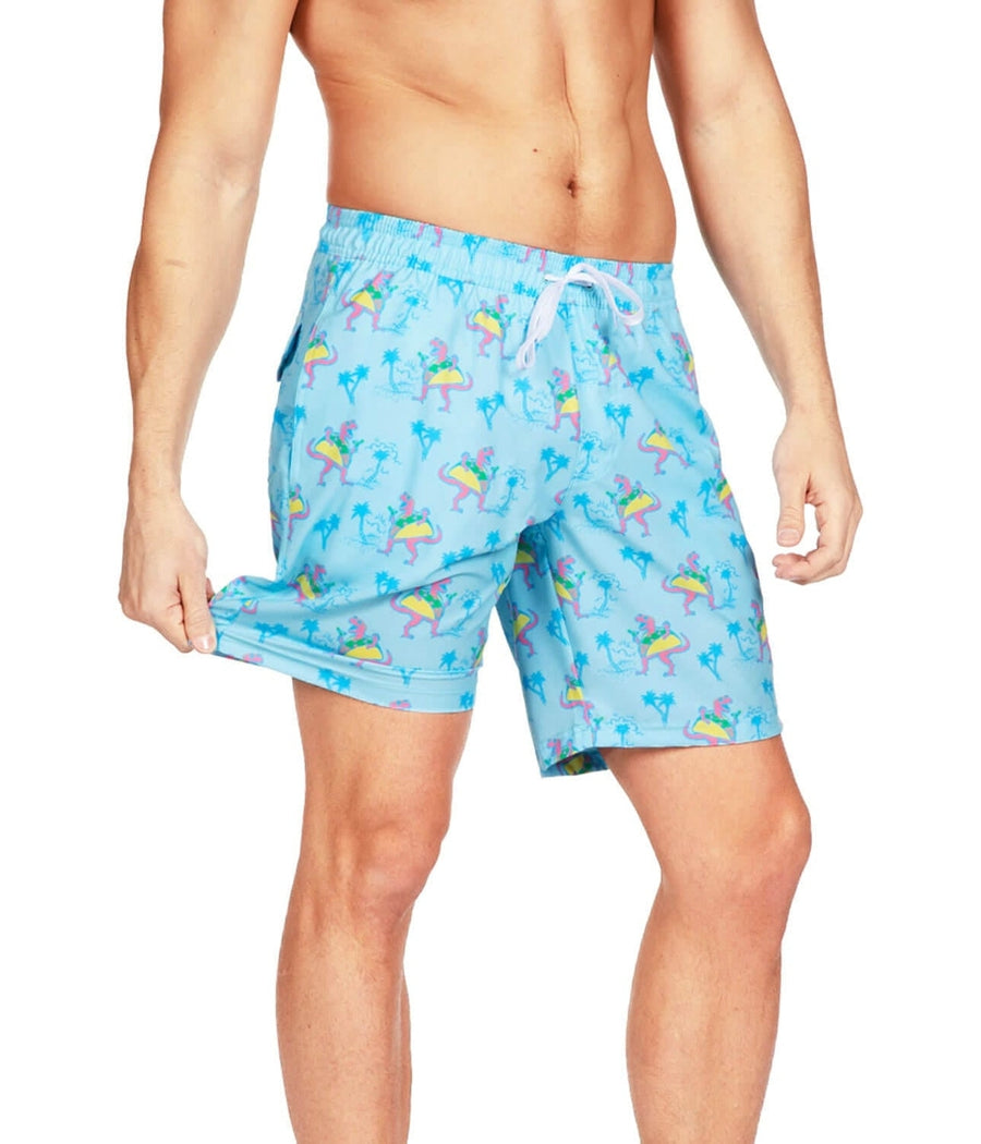 Tacosaurus Stretch Swim Trunks - 7.5" Inseam