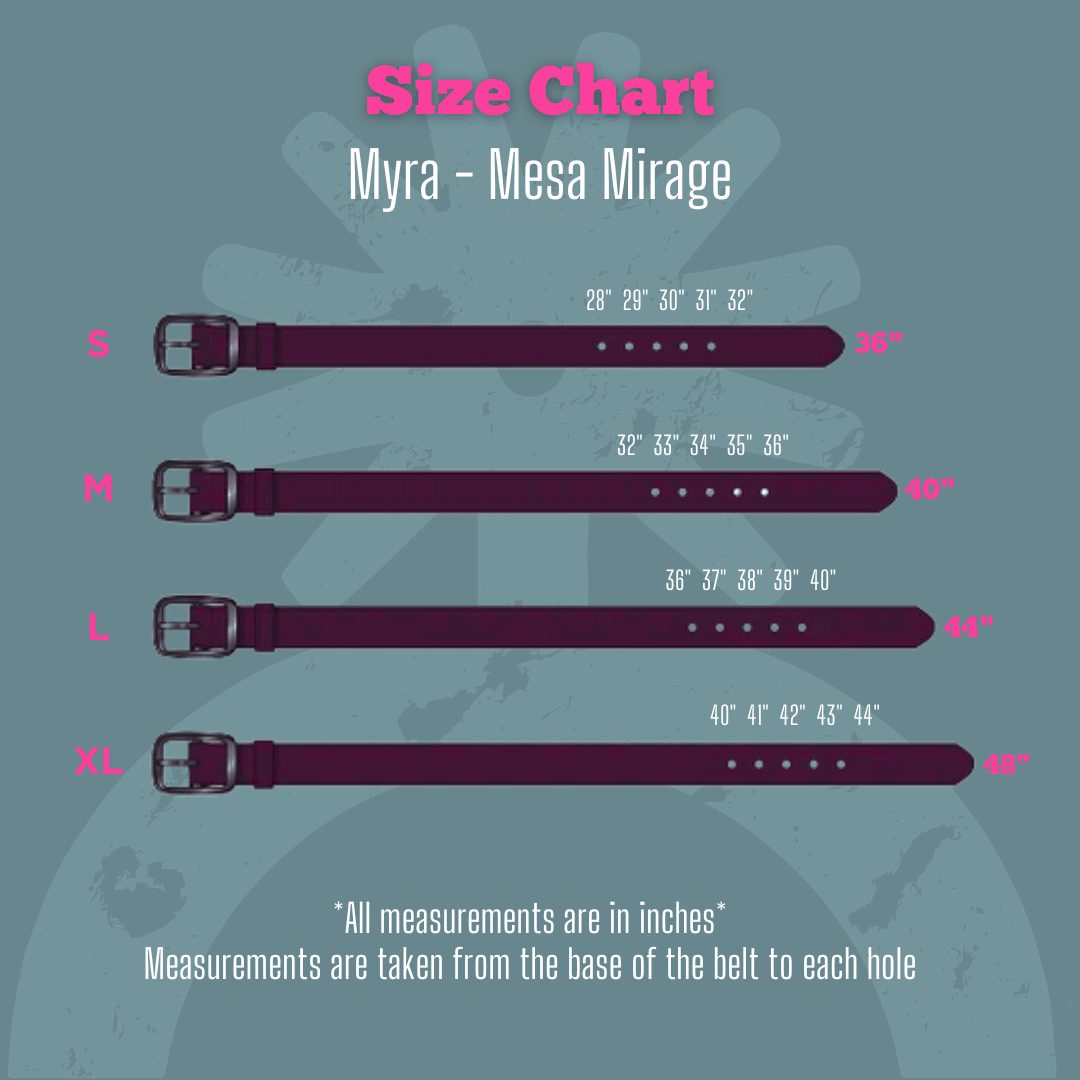 Mesa Moon Mirage Hand-tooled Belt by Myra Bag