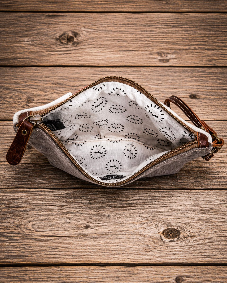Mia Hair-On Rug Pouch by Myra Bag