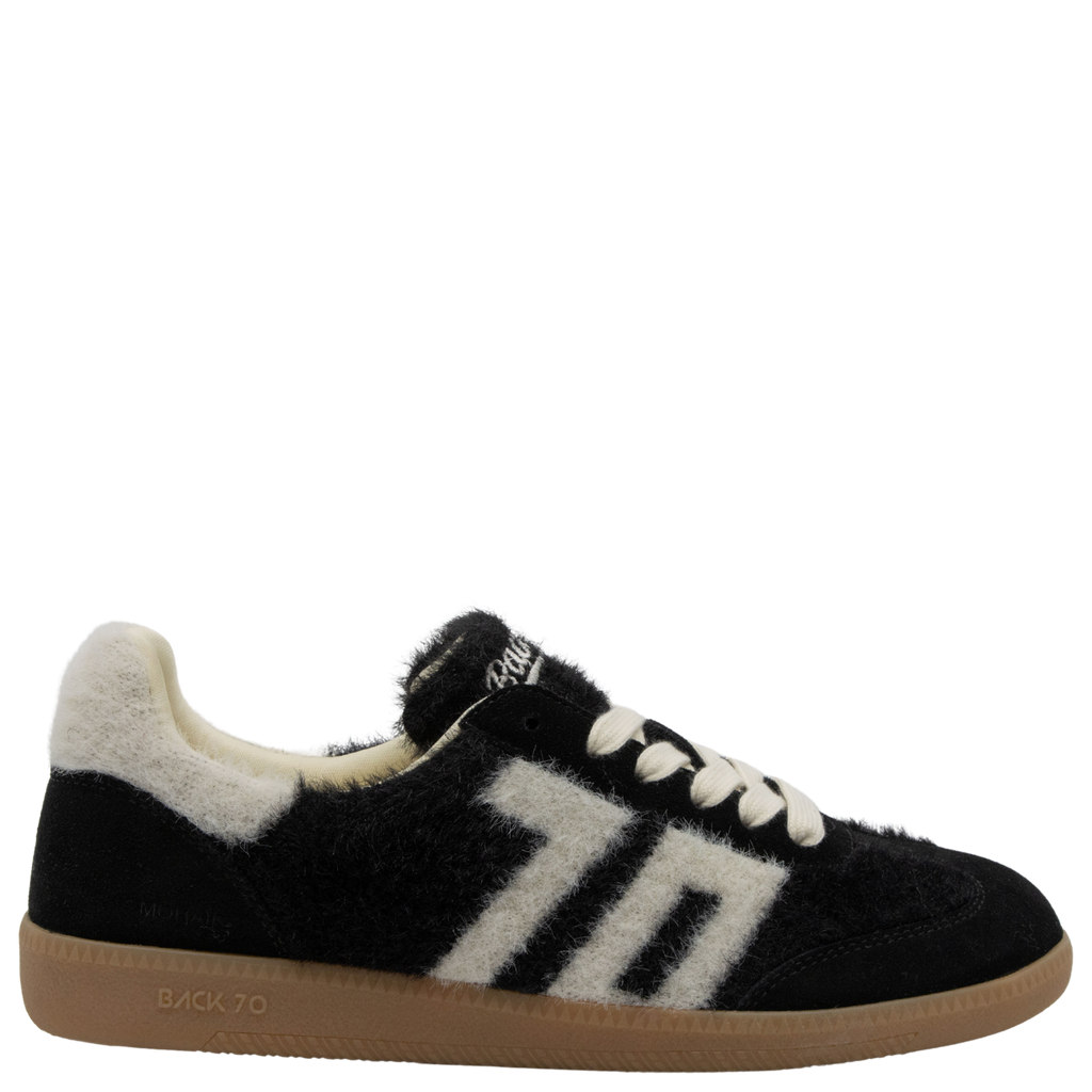 MOHAIR in BLACK BUTTER Sneakers