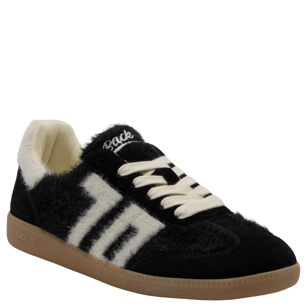 MOHAIR in BLACK BUTTER Sneakers