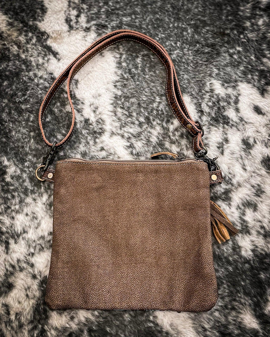 Azure Aesthetic Leather Bag by Myra Bag
