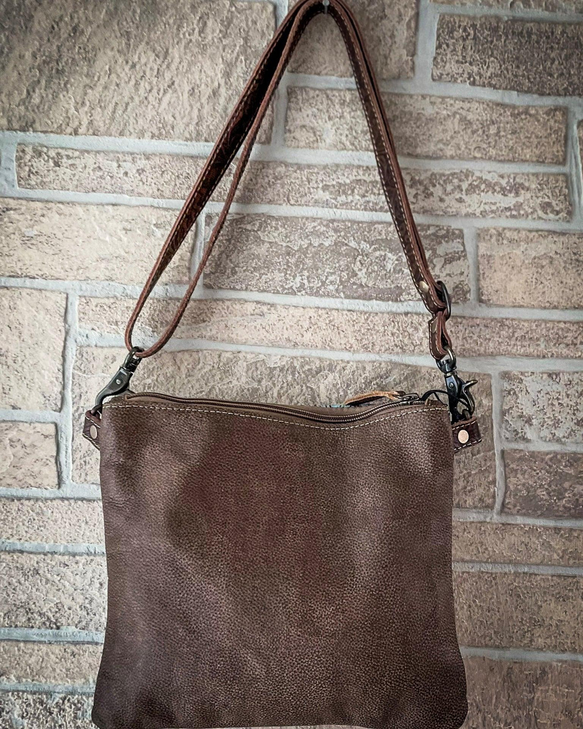 Azure Aesthetic Leather Bag by Myra Bag