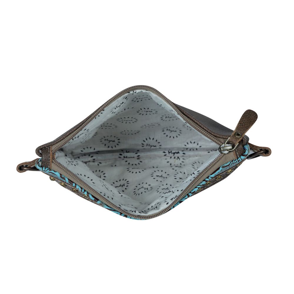 Azure Aesthetic Leather Bag by Myra Bag