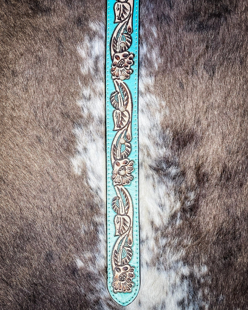 Canyon Shadow Hand Tooled Belt by Myra Bag