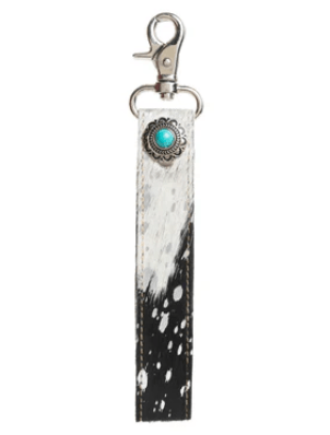 Concho Delight Key Fob in Black & White by Myra Bag