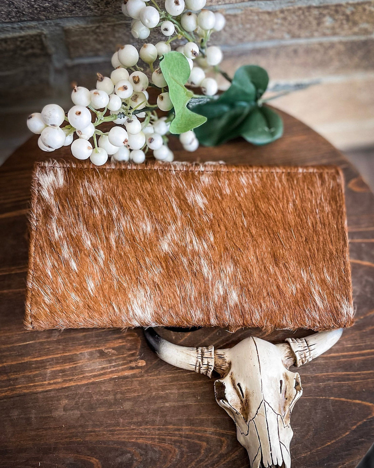 Crocheted Hairon Wallet by Myra Bag