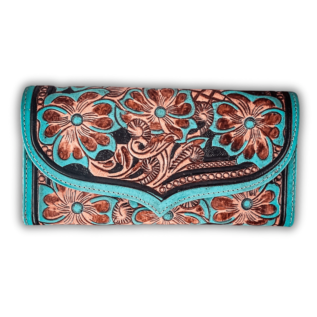 Flower Crest Ridge Wallet by Myra Bag