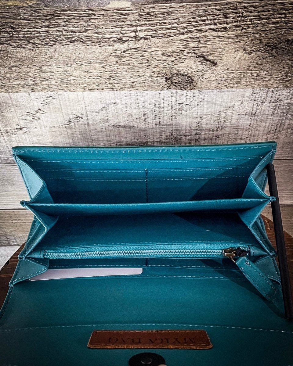 Flower Crest Ridge Wallet by Myra Bag