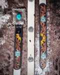 Klepto Hand Tooled Concho Belt by Myra Bag