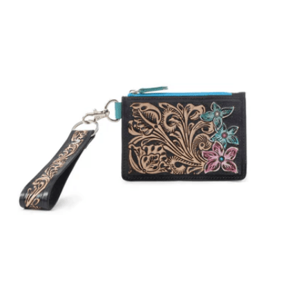 Pride of Prickly Pears Card Holder in Black by Myra Bag