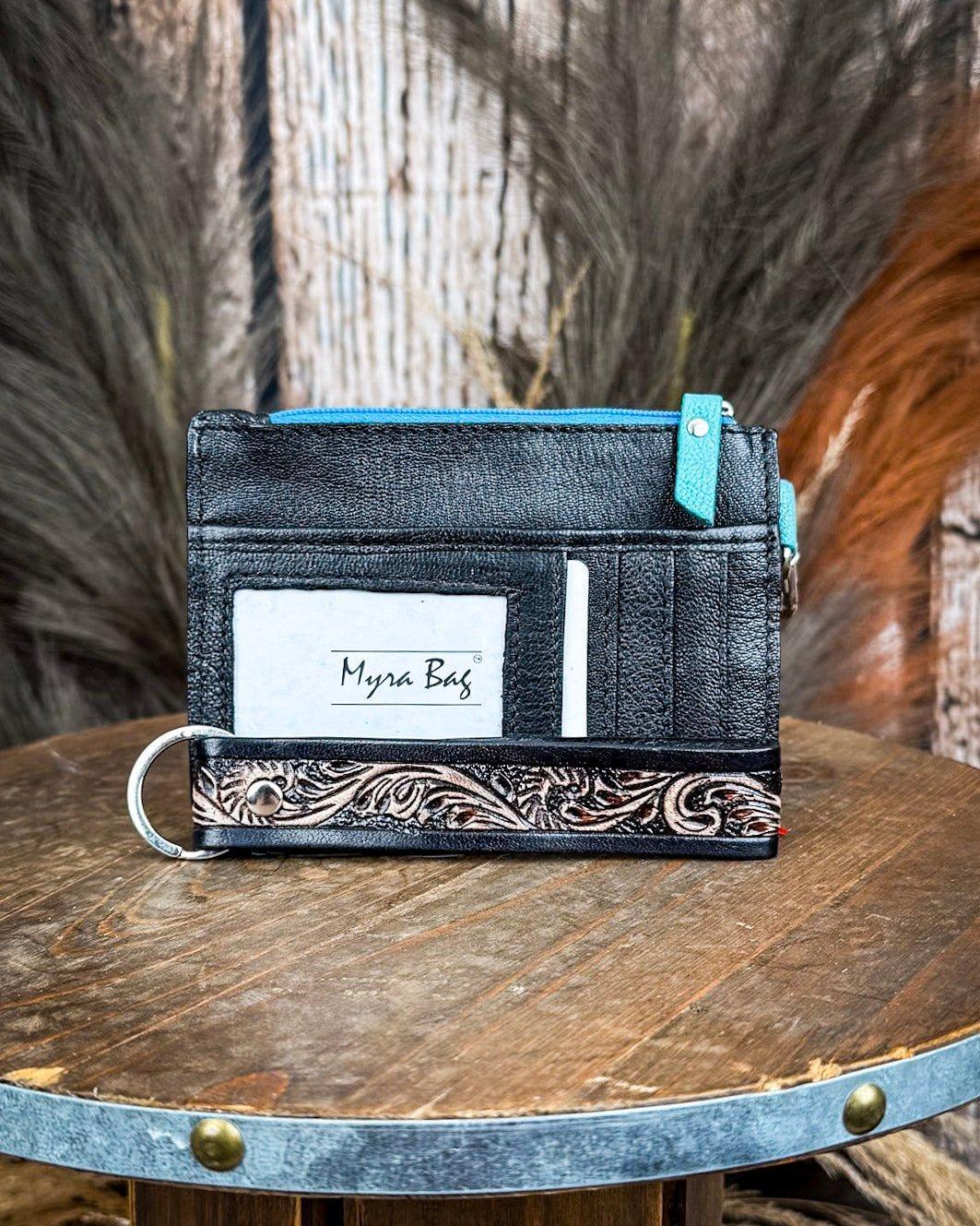 Pride of Prickly Pears Card Holder in Black by Myra Bag