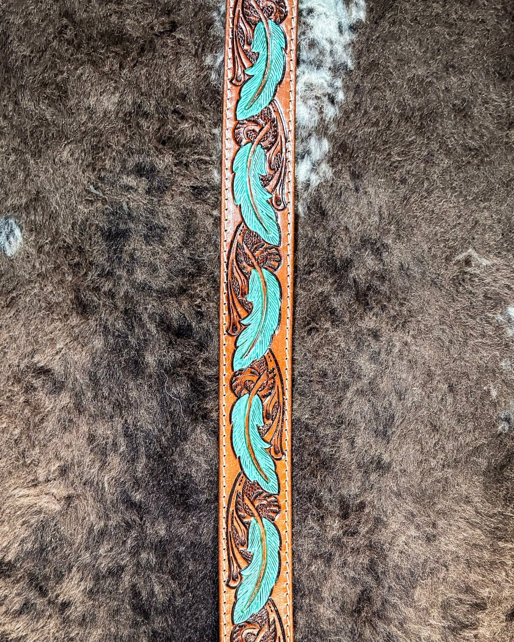 Radianite Hand Tooled Belt by Myra Bag
