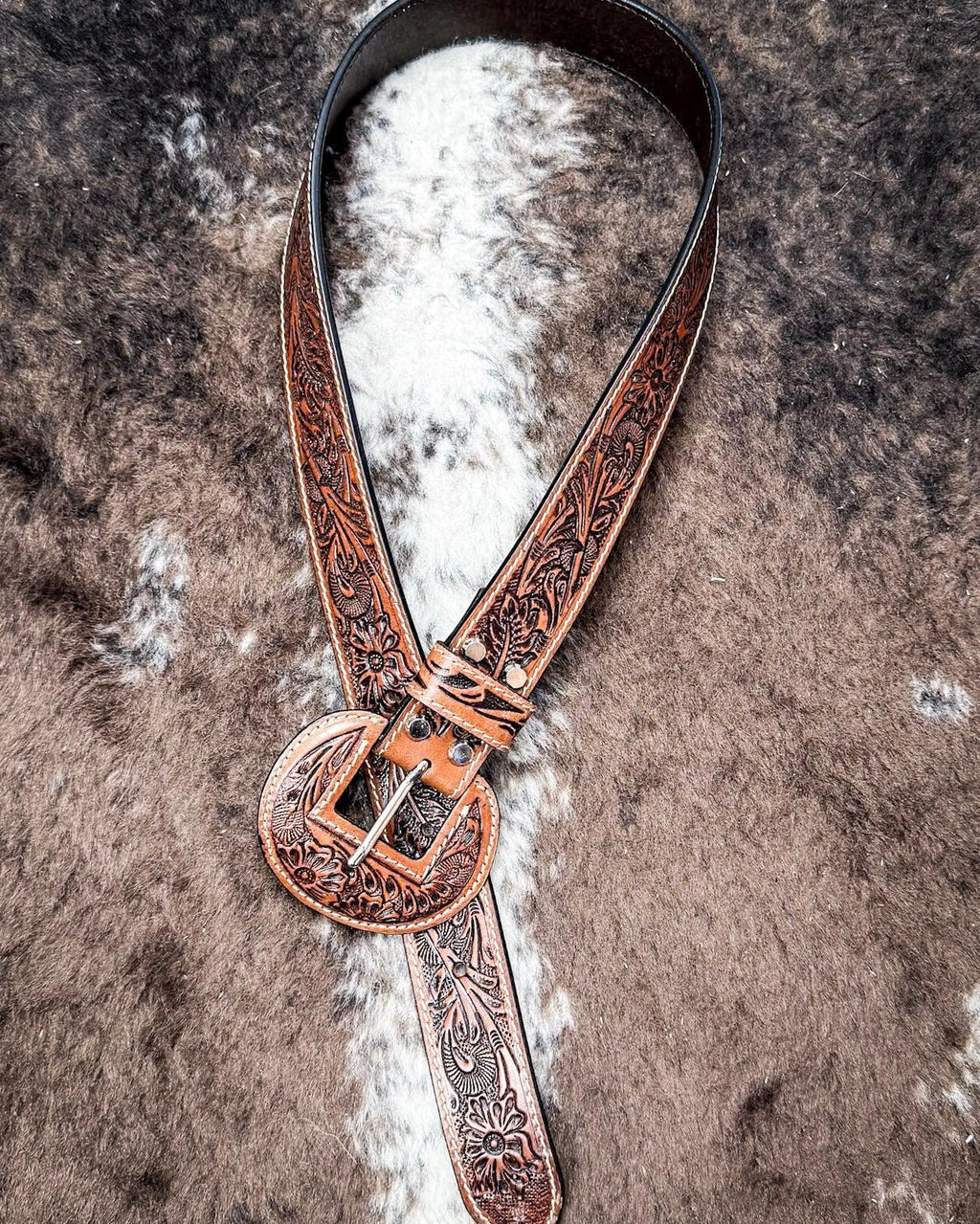 Talon High Desert Belt In Brown by Myra Bag