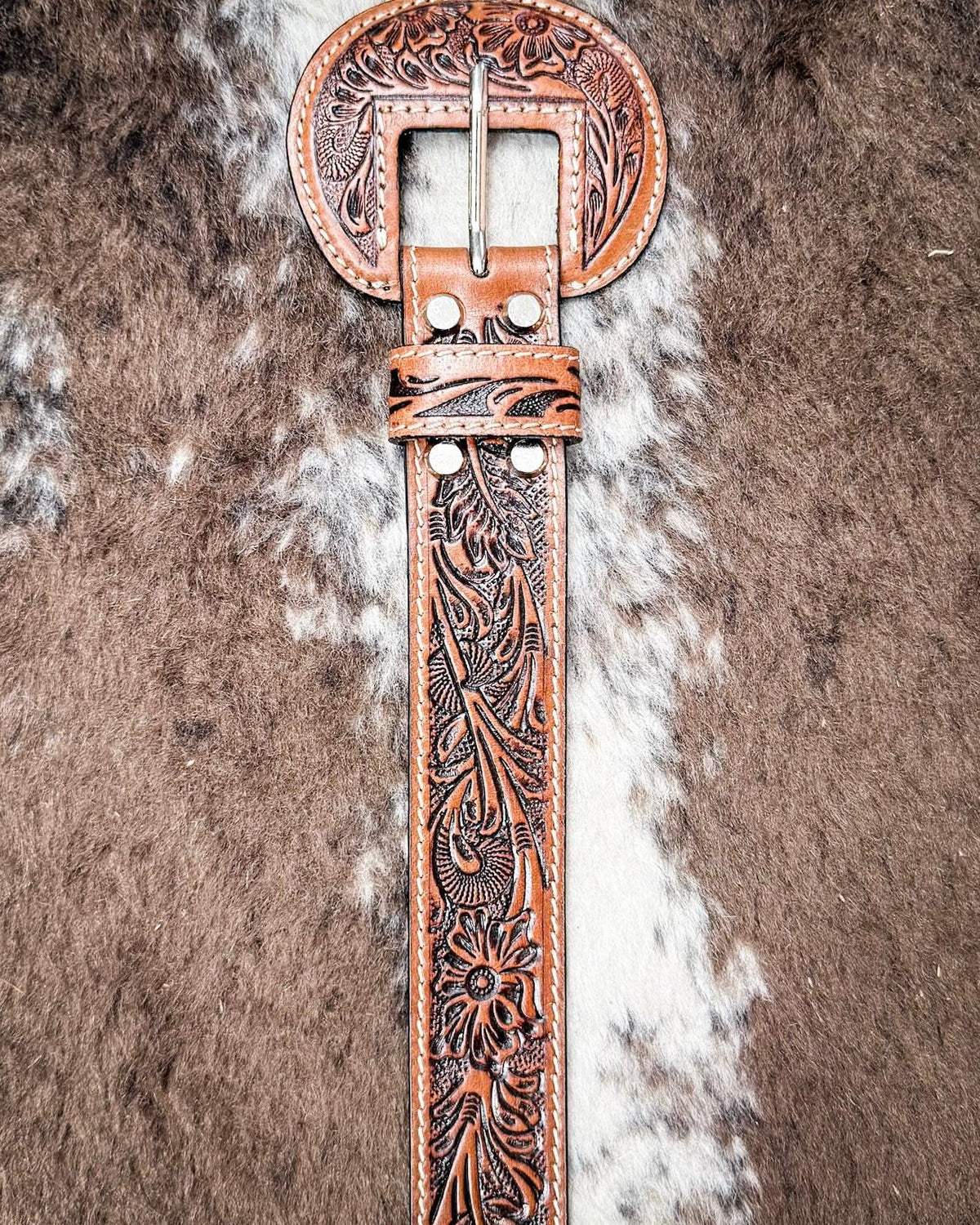 Talon High Desert Belt In Brown by Myra Bag