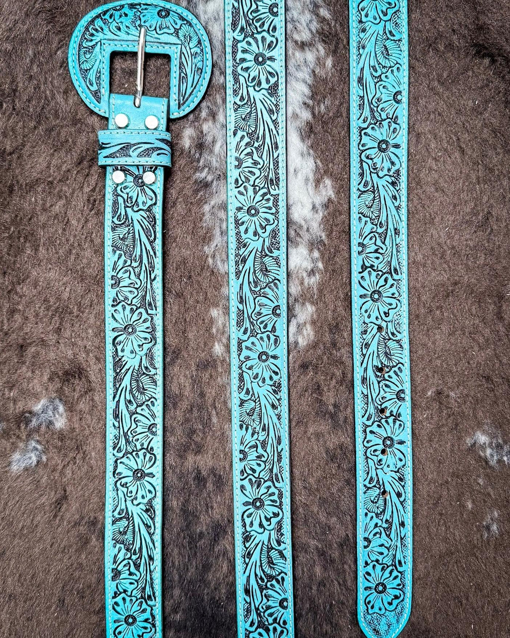 Talon High Desert Belt In Turquoise by Myra Bag