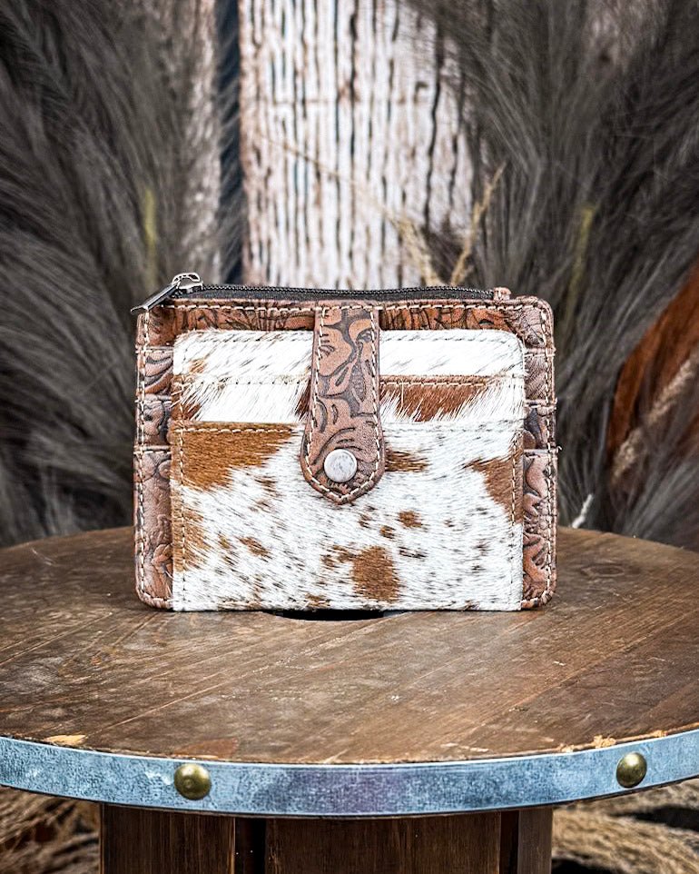 Wonder Trail Card Holder in Caramel by Myra Bag