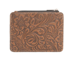 Wonder Trail Card Holder in Caramel by Myra Bag
