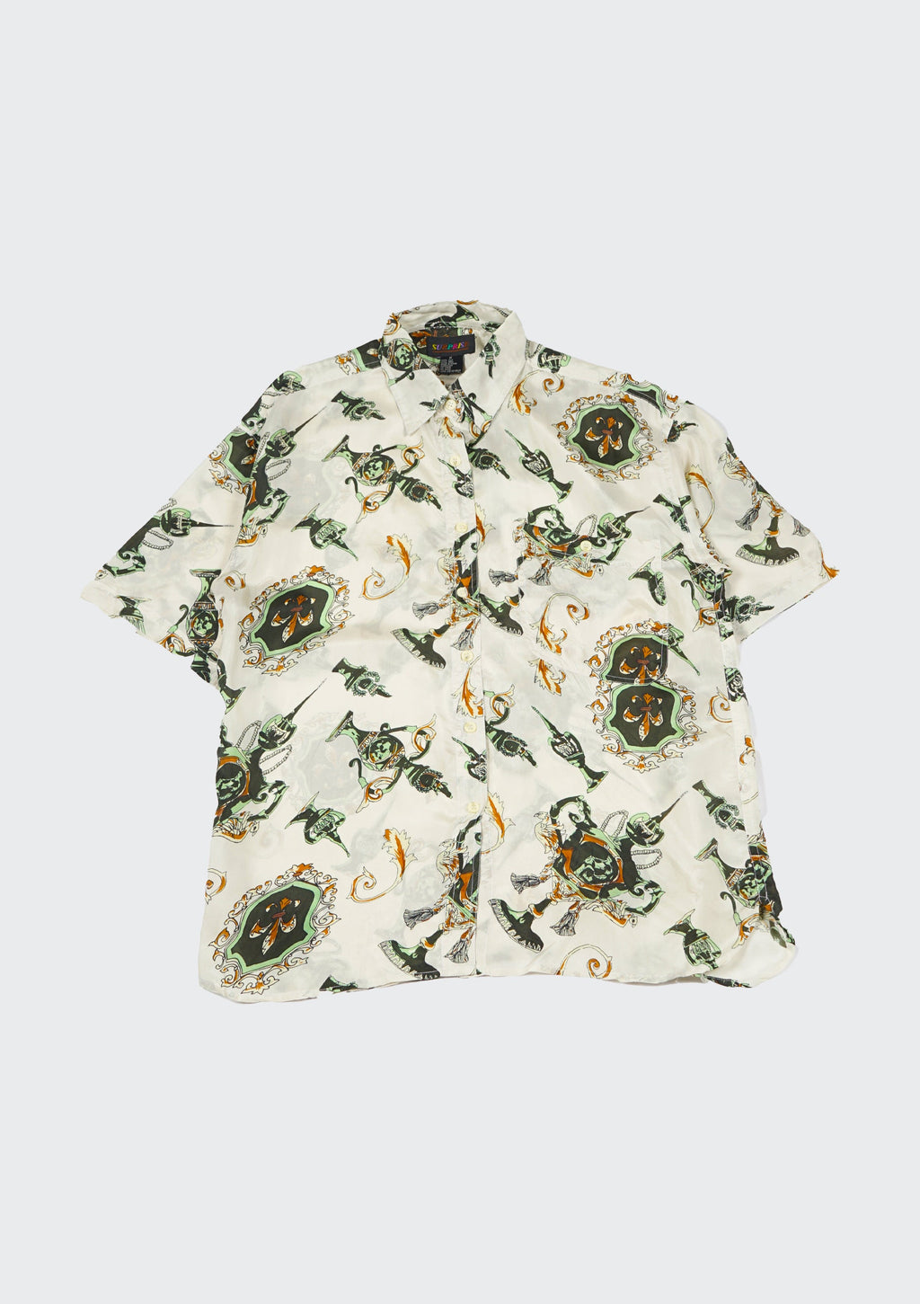 Silk Shirt Short Sleeve / Pattern F
