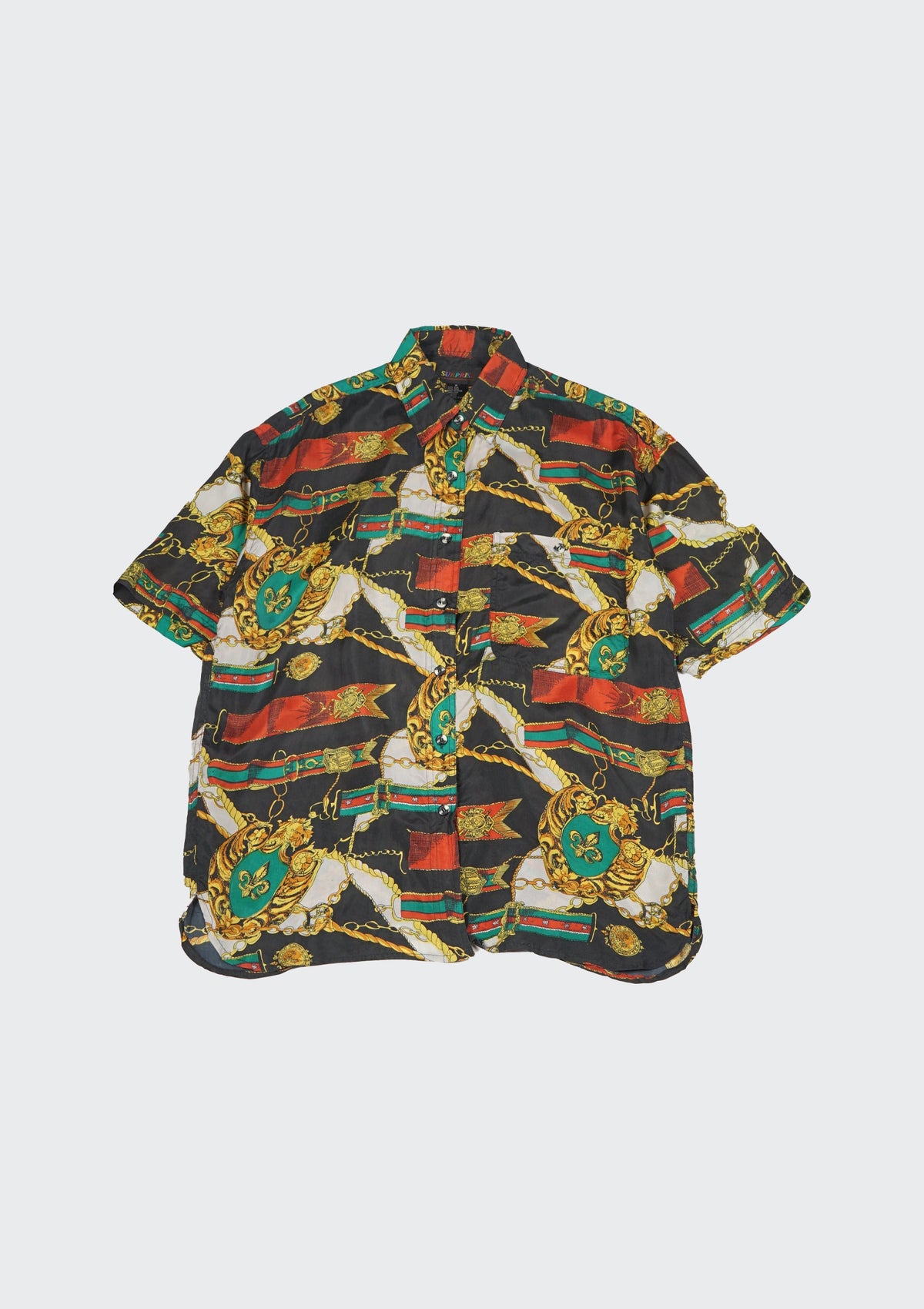 Silk Shirt Short Sleeve / Pattern N