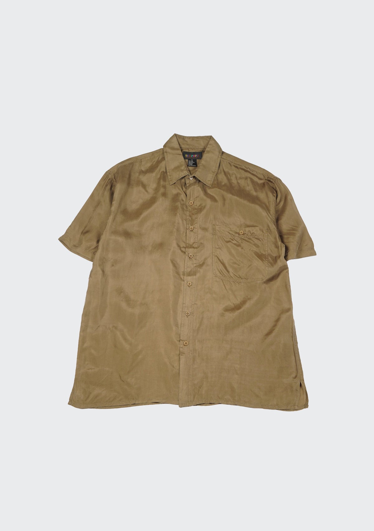 Silk Shirt Short Sleeve / Basic