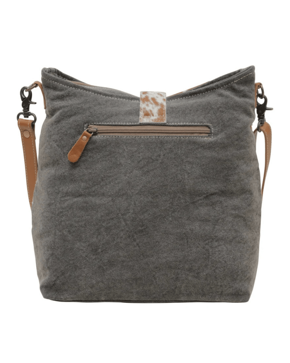 Pink Fog Hair-On Shoulder Bag by Myra Bag