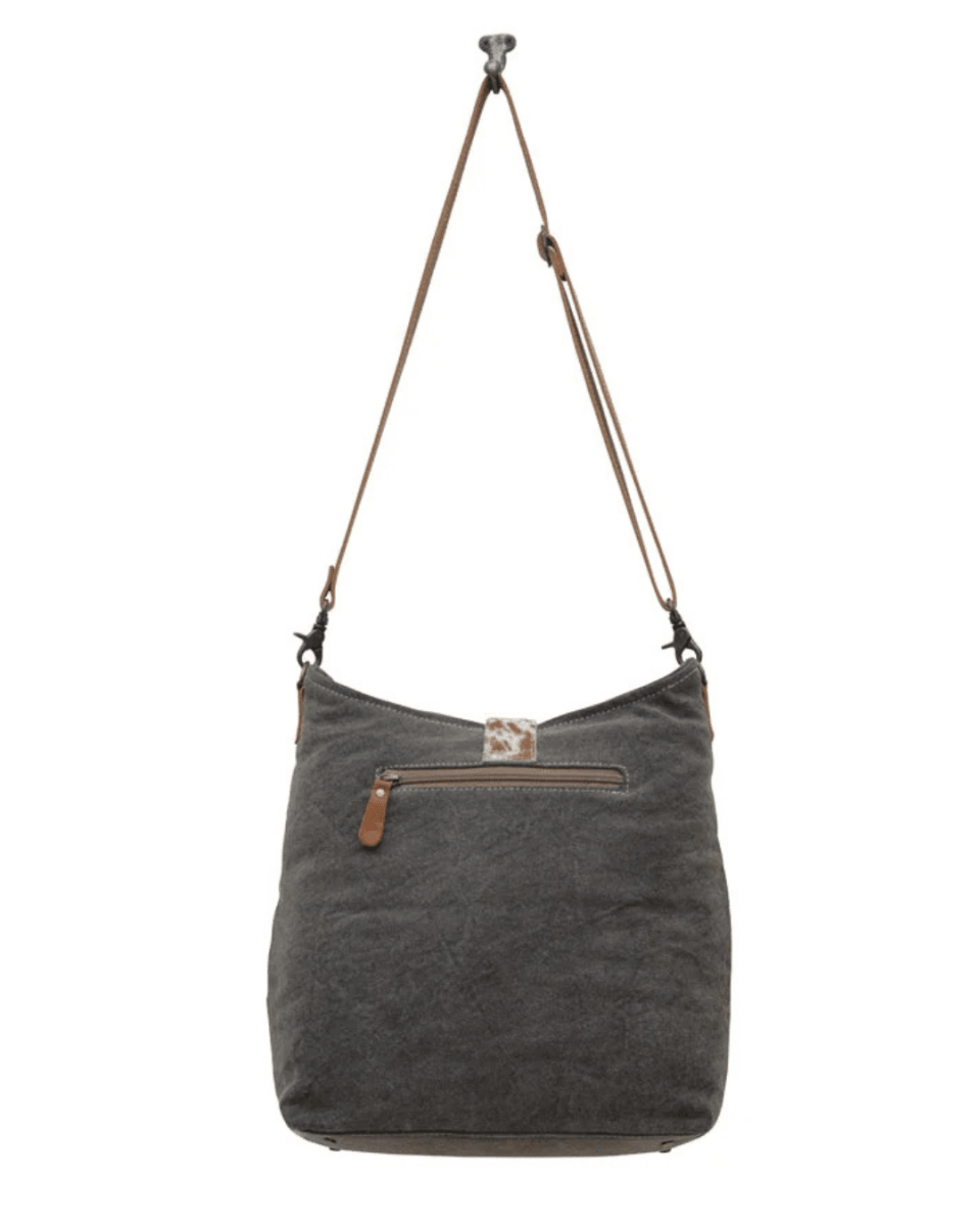 Pink Fog Hair-On Shoulder Bag by Myra Bag