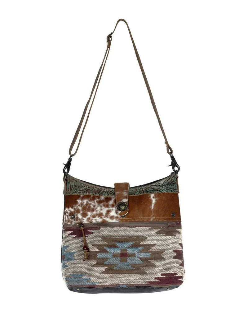 Placid Beige Crossbody Bag by Myra Bag