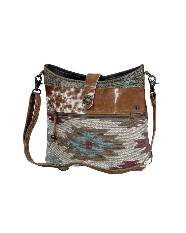 Placid Beige Crossbody Bag by Myra Bag