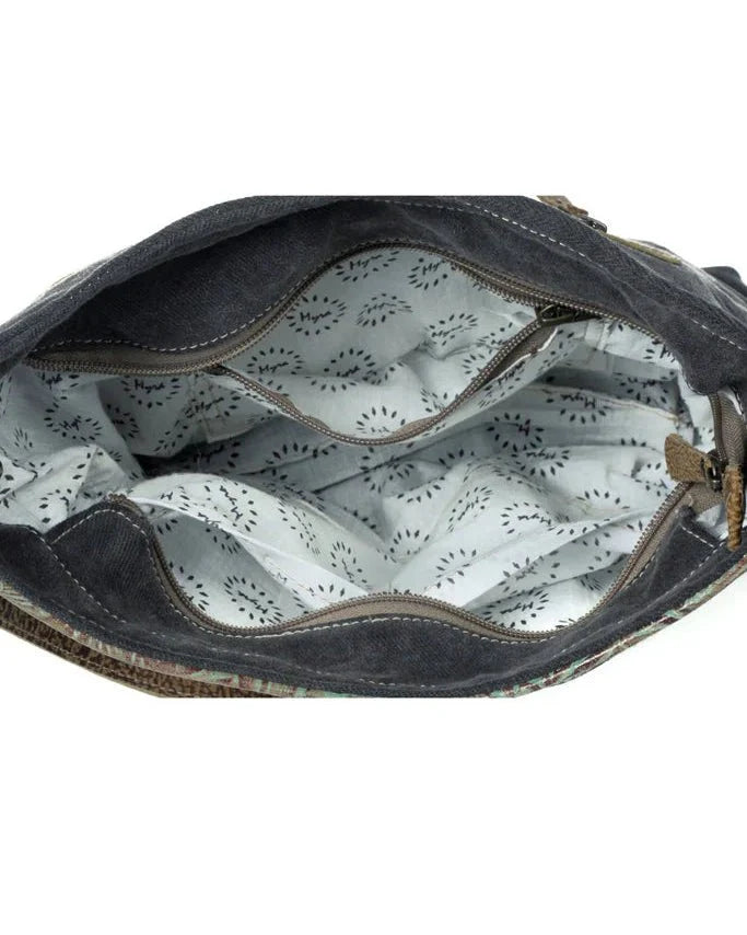 Placid Beige Crossbody Bag by Myra Bag