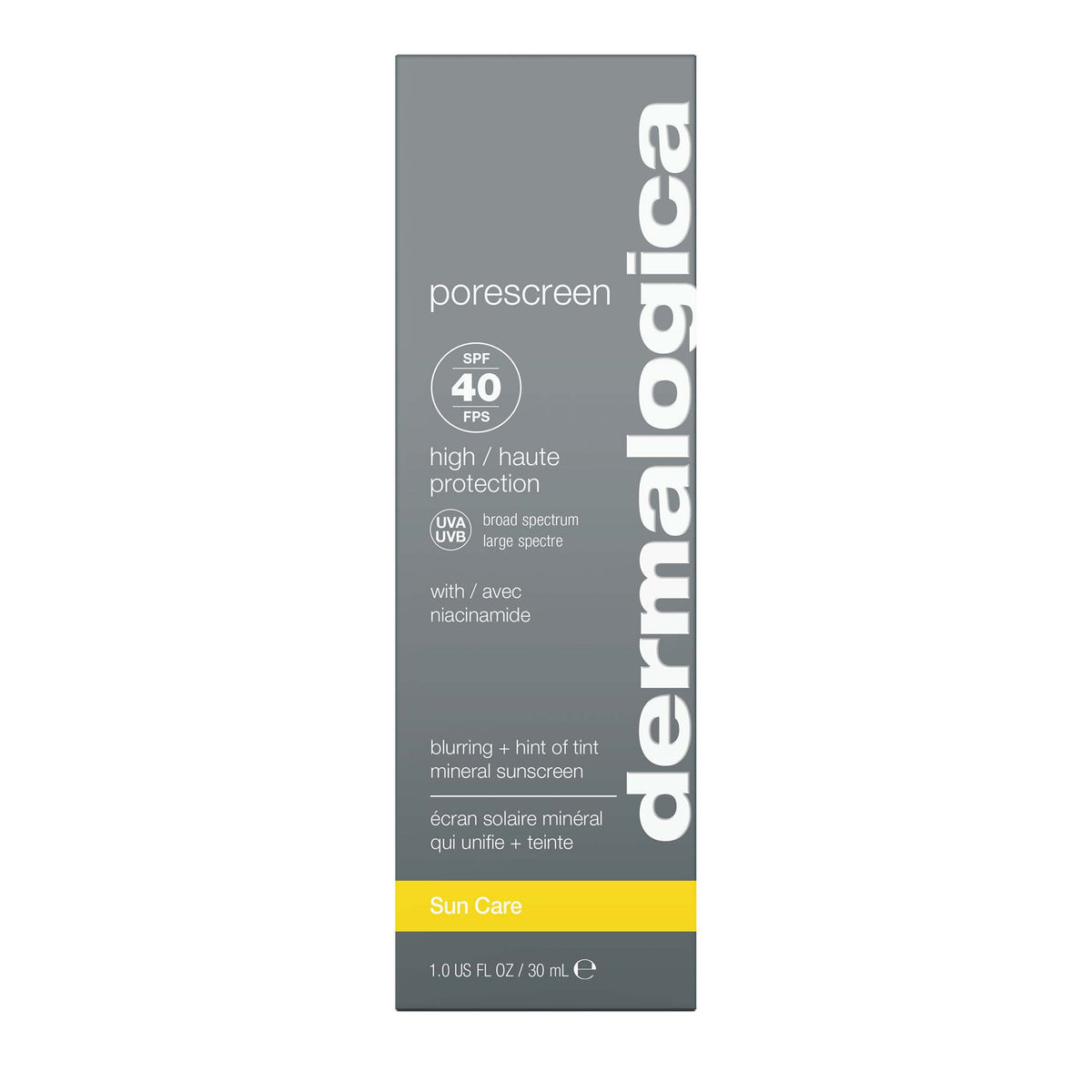 porescreen mineral sunscreen spf40